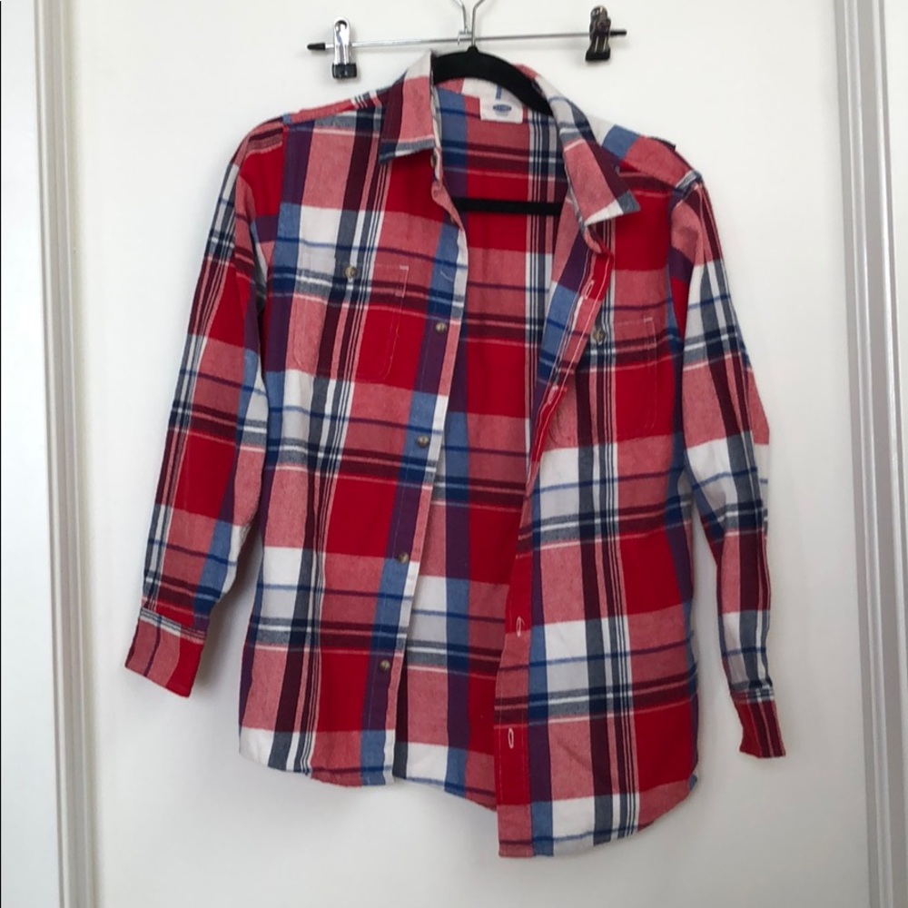 Hand knit patriots flannel